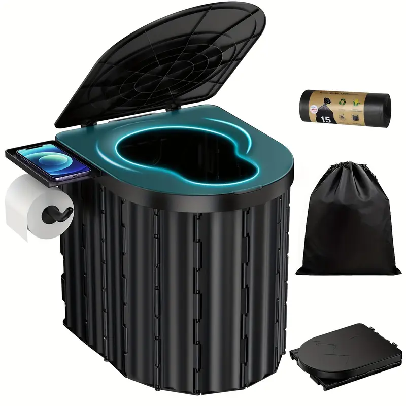 Toilet with Paper Holder with 199kg Support